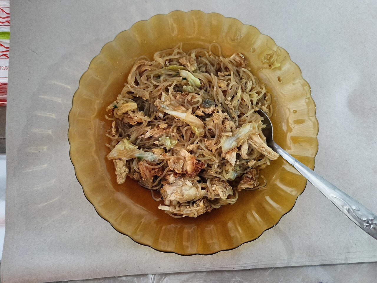 Bihun Goreng Kampung dengan Sayuran Renyah